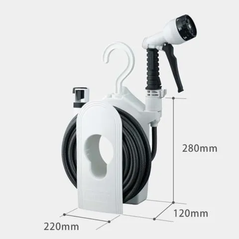 Bộ Vòi Tưới Cây 10m Takagi R110CG - Thiết Kế Nhỏ Gọn Tiện Dụng Cho Khu Vườn, 7 Chế Độ Phun Nước, Ống Dây Chất Lượng Cao