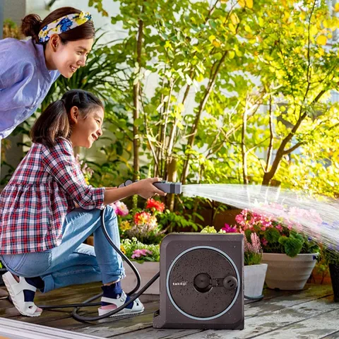 Bộ Vòi Tưới Cây 20m Takagi Nano Next RM1220BR - 4 Chế Độ Tưới Linh Hoạt, Vòi Chống Rêu Mốc và Thiết Kế Tiện Dụng