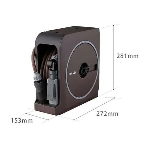 Bộ vòi tưới cây 15m Takagi RM1215BR - Gấp gọn 4 chế độ phun linh hoạt, chất liệu cao cấp bền bỉ, dễ sử dụng cho sân vườn