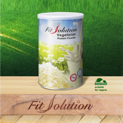 Bột Protein Thực Vật Total Swiss Fit Solution Vegetarian Hương Chuối - Dinh Dưỡng Chay, Giúp Tăng Cơ Cho Người Tập Luyện