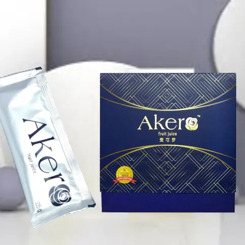 Bột uống Akero Fruit Juice Tăng Cường Sức Khỏe - Chiết Xuất Thiên Nhiên từ Lựu, Nho, Măng Cụt, Nghệ Đen - Hỗ Trợ Miễn Dịch