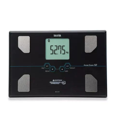 Cân Sức Khỏe Và Phân Tích Cơ Thể Tanita BC-313 - Tự Động Nhận Diện, Chính Xác Đến 0.1kg, Thiết Kế Nhỏ Gọn, Đánh Giá 10 Chỉ Số Cơ Thể