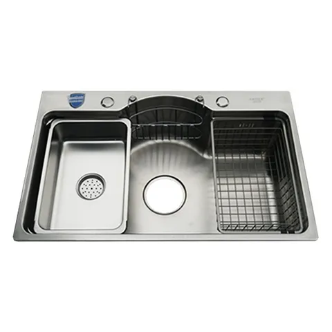 Chậu Rửa Bát Inox Faster FS 7848 HMS - Sang Trọng, Hiện Đại, 1 Hố Rộng, Chất Liệu Inox 304 Chịu Va Đập, Tiện Lợi Vệ Sinh