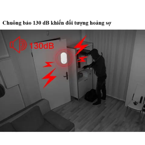 Chuông Báo Khách Chống Trộm CTFAST MC-03 - Nhiều Chế Độ, Âm Thanh Lên Đến 130db, Thiết Bị An Ninh Thông Minh Cho Gia Đình