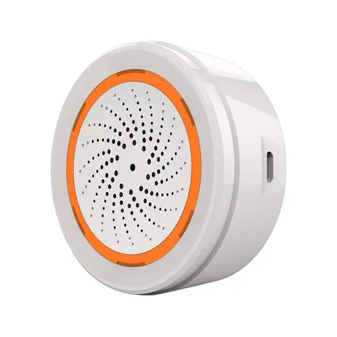 Chuông Báo Khách Chống Trộm Thông Minh Zigbee Tuya - Âm Thanh 90db, 14 Kiểu Chuông Tùy Chọn, Giám Sát An Ninh Tiện Lợi