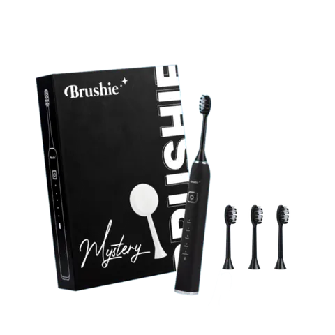 Combo Bàn Chải Điện Brushie Ultra - 5 Chế Độ, 3 Đầu Bàn Chải Thay Thế - Làm Sạch Nhanh Chóng, Hỗ Trợ Răng Nhạy Cảm