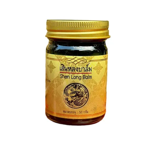 Dầu Cù Là Rồng Đen Shen Long Balm Thái Lan - Hỗ Trợ Giảm Đau, Say Tàu Xe, Ngứa Côn Trùng - Hương Thơm Dịu Dễ Chịu 50g