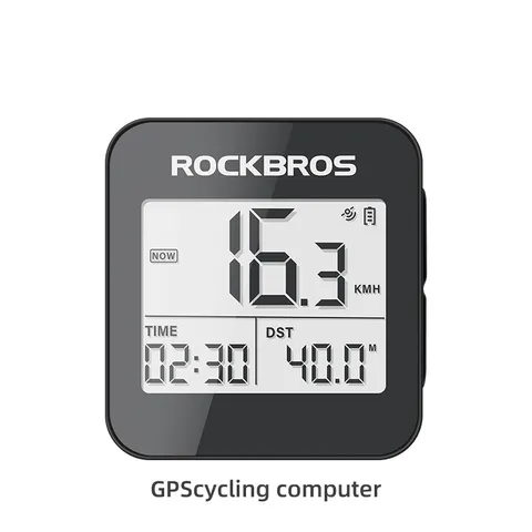 Đồng hồ đo tốc độ xe đạp không dây Rockbros G1 IPX6 với GPS - 25 tính năng cho người đạp xe chuyên nghiệp - Quà tặng thể thao lý tưởng