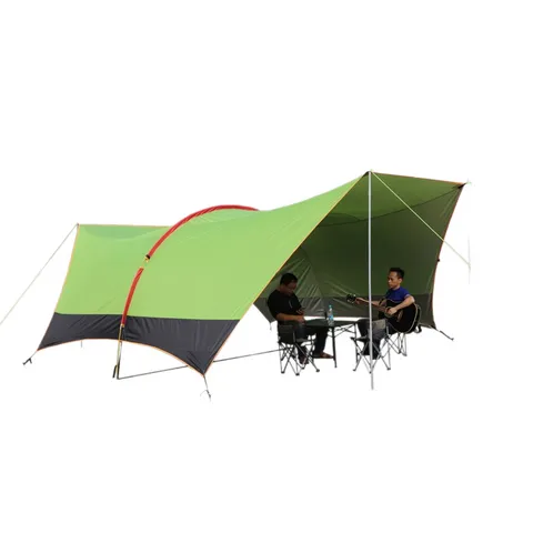 Lều Cắm Trại Mái Vòm Tán Hở Không Đáy 6x3.8m - Lều Du Lịch Không Gian Rộng Chống Nắng Mưa, Phụ Kiện Kèm Theo