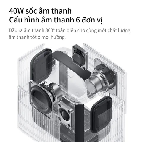 Loa Bluetooth Cắm Trại Ngoài Trời Xiaomi Camp 40W Harman - Chống Nước, Âm Thanh Chuyên Nghiệp, Thời Gian Phát 14 Giờ