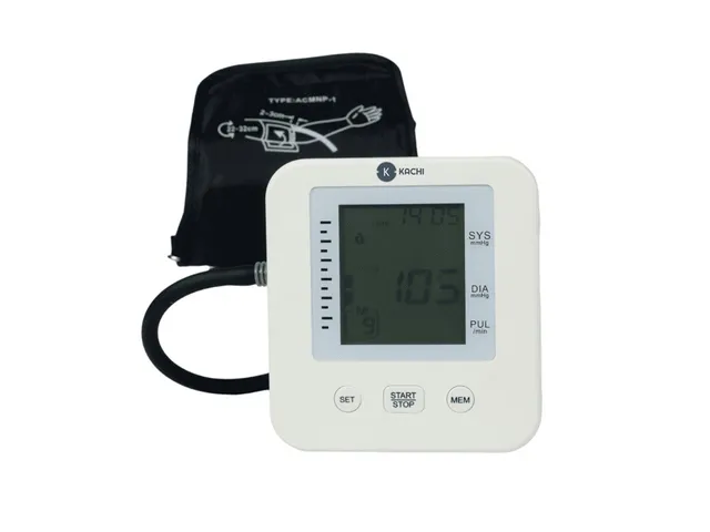 Máy Đo Huyết Áp Bắp Tay Tự Động Kachi MK293 - Thiết Kế Nhỏ Gọn, Dễ Sử Dụng, Lưu Trữ 99 Kết Quả, Màn Hình LCD Rõ Nét