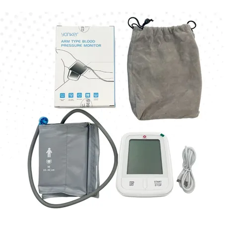 Máy Đo Huyết Áp Bắp Tay Tự Động Yonker YK-BPA2 - Chứng Nhận CE, FDA, Màn Hình Lớn, Pin Lithium, Dành Cho Người Lớn Tuổi, Tiện Dụng Khi Du Lịch
