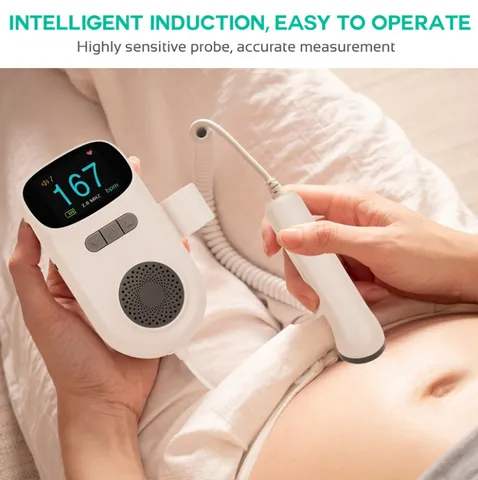Máy Đo Tim Thai Cá Nhân Fitconn FDK-201 - Thiết Bị Siêu Âm Theo Dõi Nhịp Tim Thai Nhi An Toàn và Chính Xác