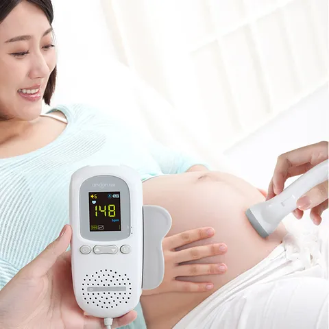 Máy Đo Tim Thai Doppler Andon FD-600G 2.0 MHz - Thiết Bị Chăm Sóc Sức Khỏe Cho Thai Nhi Từ 12 Tuần, Nghe Rõ Tim Thai