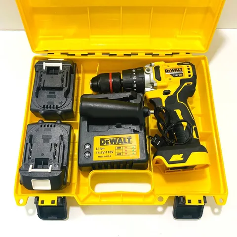 Máy Khoan Pin Dewalt Autolock Đầu Kẹp 13mm - Gọn Nhẹ, Dễ Dùng, Thích Hợp Cho Thợ Chuyên Nghiệp, Khoan Tường Và Bắn Vít Tôn Gỗ