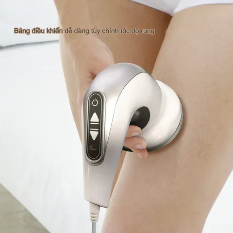 Máy Massage Cầm Tay 3 Đầu HoMedics HHP-355-15-GB - Thiết Bị Massage Thư Giãn, Giảm Đau Nhức Cơ Bắp, Đa Năng, Tiện Dụng