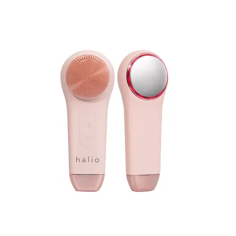 Máy rửa mặt massage Halio Multi-Task - Tích hợp ánh sáng đỏ-xanh và nhiệt, làm sạch sâu, hỗ trợ cải thiện mụn, se khít lỗ chân lông.