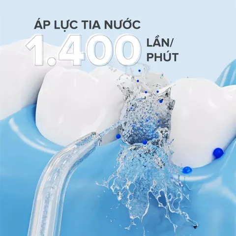 Máy Tăm Nước Cầm Tay Maxcare Max456S 5W - Công Nghệ Sóng Âm Vệ Sinh Răng Miệng Êm Ái, Loại Bỏ Mảng Bám và Thức Ăn Thừa
