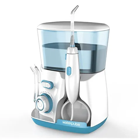 Máy Tăm Nước Gia Đình Waterpulse V300 - 5 Đầu Phun, 10 Mức Độ Phun, Giúp Làm Sạch Răng và Massage Nướu Hiệu Quả
