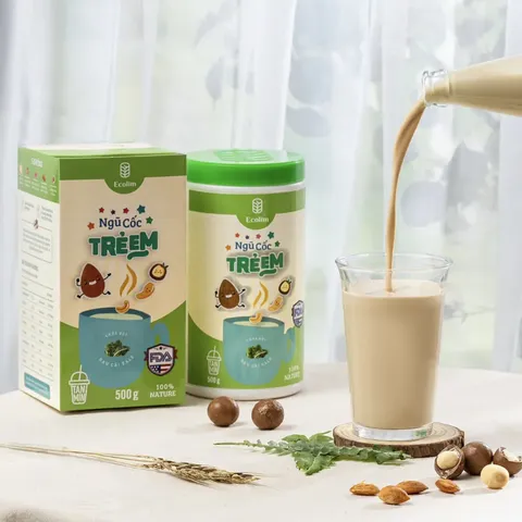 Ngũ Cốc Hữu Cơ Ecolim Cho Trẻ Em - Bữa Sáng Dinh Dưỡng, Chứa Protein & Vitamin Từ Rau Cải Kale - Hộp 500g