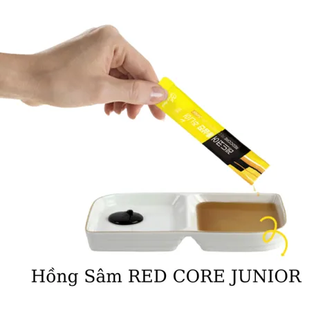 Nước Hồng Sâm Trẻ Em Red Core Junior Hàn Quốc - Tăng Cường Sức Khỏe và Trí Não cho Trẻ Từ 12 Tuổi, Hộp 60 Gói