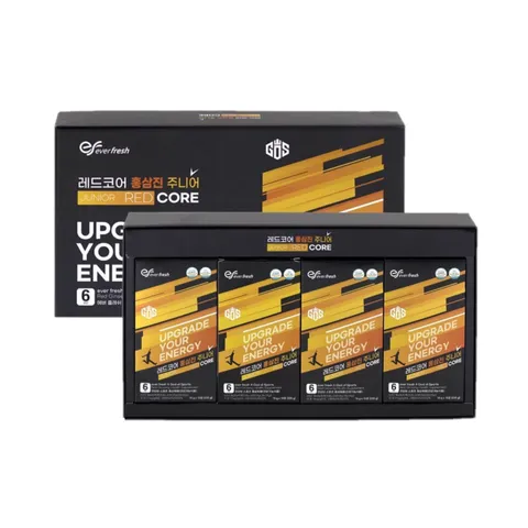 Nước Hồng Sâm Trẻ Em Red Core Junior Hàn Quốc - Tăng Cường Sức Khỏe và Trí Não cho Trẻ Từ 12 Tuổi, Hộp 60 Gói
