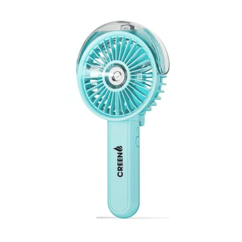 Quạt Cầm Tay Mini Creen CR-S5 Tích Hợp Phun Sương - Quạt Tản Nhiệt Thông Minh, Thiết Kế Gọn Nhẹ Dành Cho Ngày Nóng Khô