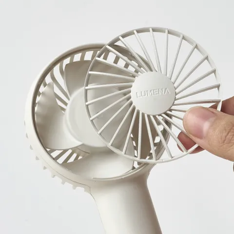 Quạt Cầm Tay Mini Lumena Fan C2 Có Chân Để Bàn, Pin 2000mAh, Thiết Kế Nhỏ Gọn, Thời Gian Sử Dụng 14 Giờ, Quạt Điện Tiện Lợi