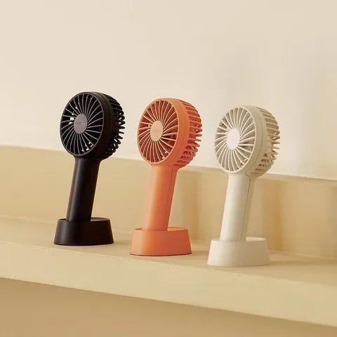Quạt Cầm Tay Mini Lumena Fan C2 Có Chân Để Bàn, Pin 2000mAh, Thiết Kế Nhỏ Gọn, Thời Gian Sử Dụng 14 Giờ, Quạt Điện Tiện Lợi
