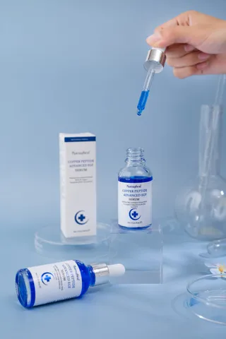 Serum Pharmaform Copper Peptide Advanced EGF 30ml - Hỗ trợ phục hồi da, tăng cường elastin, giảm nếp nhăn - Dưỡng da hiệu quả, an toàn.
