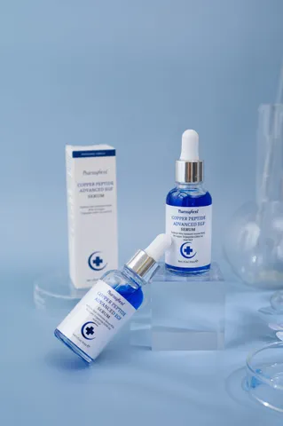 Serum Pharmaform Copper Peptide Advanced EGF 30ml - Hỗ trợ phục hồi da, tăng cường elastin, giảm nếp nhăn - Dưỡng da hiệu quả, an toàn.