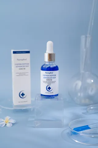 Serum Pharmaform Copper Peptide Advanced EGF 30ml - Hỗ trợ phục hồi da, tăng cường elastin, giảm nếp nhăn - Dưỡng da hiệu quả, an toàn.