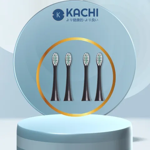 Set 04 Đầu Bàn Chải Thay Thế Bàn Chải Điện Kachi Sonic MK309A - Lông Mềm, Dễ Lắp Đặt, Sạch Sẽ Răng Miệng Hàng Ngày