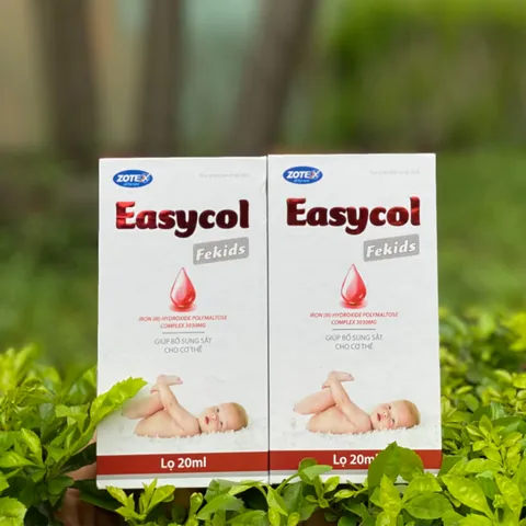 Siro Sắt Hữu Cơ Easycol Baby Fekids - Hỗ Trợ Tăng Đề Kháng Cho Bé, Dễ Uống Vị Dâu, Không Mùi Tanh, An Toàn Cho Trẻ Từ 1 Tháng Tuổi