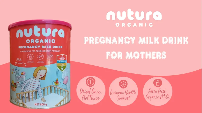 Sữa Công Thức Hữu Cơ Dành Cho Bà Bầu Nutura 800g - Đầy Đủ Dinh Dưỡng Cho Mẹ Mang Thai, An Toàn Và Chất Lượng