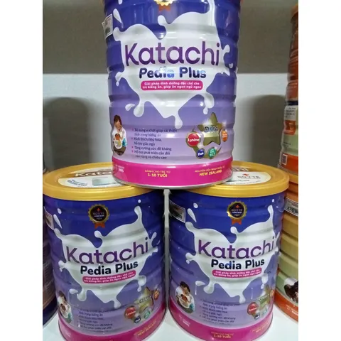 Sữa Katachi Pedia Plus cho trẻ biếng ăn từ 1-10 tuổi - Hỗ trợ tăng cân, cải thiện tiêu hóa, hương vani thơm ngon cho bé khỏe mạnh