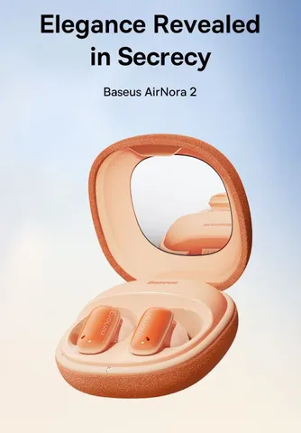 Tai Nghe Bluetooth Baseus AirNora 2 - Tai Nghe Không Dây Chống Ồn ANC, Âm Thanh Chất Lượng Cao, Thiết Kế Hiện Đại, Sạc Nhanh