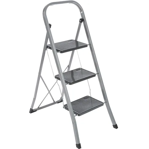 Thang 3 Bậc Gấp Gọn Klapptritt Axentia Tải Trọng 150kg - Thang An Toàn Tiện Dụng Cho Sửa Chữa Và Vệ Sinh Nhà Cửa