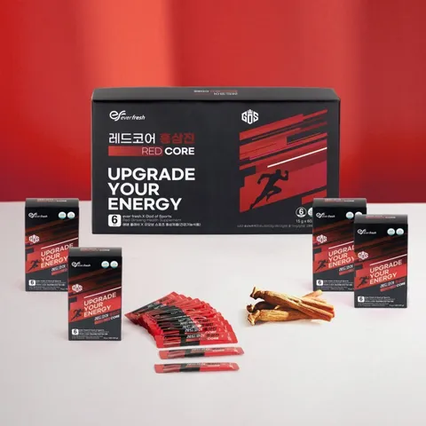 Tinh Chất Hồng Sâm Ever Fresh Red Core Hàn Quốc - Bổ Sung Dưỡng Chất, Tăng Cường Sức Khỏe, Giảm Căng Thẳng, Hộp 60 Gói