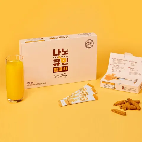 Tinh Chất Nghệ Nanocumin Alpha Hàn Quốc - Hỗ Trợ Làm Đẹp Da, Tăng Cường Sức Khỏe, Dễ Uống, Hộp 30 Gói