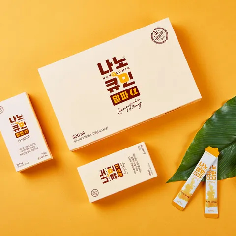 Tinh Chất Nghệ Nanocumin Alpha Hàn Quốc - Hỗ Trợ Làm Đẹp Da, Tăng Cường Sức Khỏe, Dễ Uống, Hộp 30 Gói
