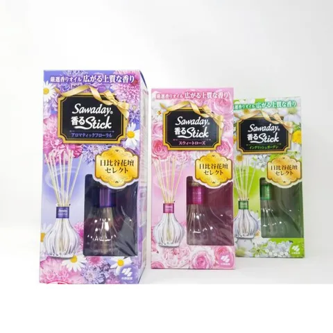 Tinh Dầu Khuếch Tán Sawaday Stick Hương Hoa 70ml - Khử Mùi Thơm Mát Cho Không Gian Sống, Tinh Thần Thư Giãn