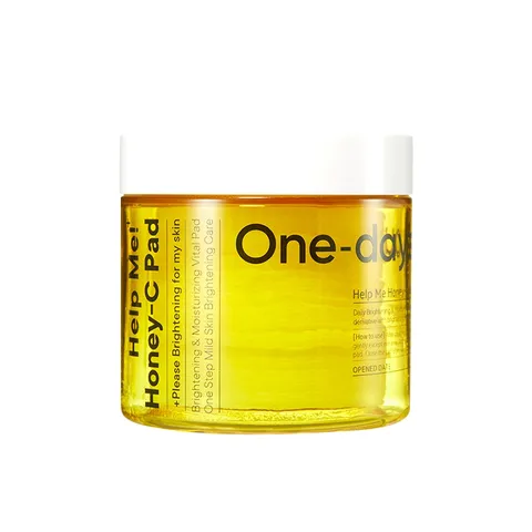 Toner Pad Dưỡng Ẩm Sáng Da One Day’s You Help Me! Honey C-Pad - Làm Sáng Và Dưỡng Chất Cho Da 60 Miếng 125ml