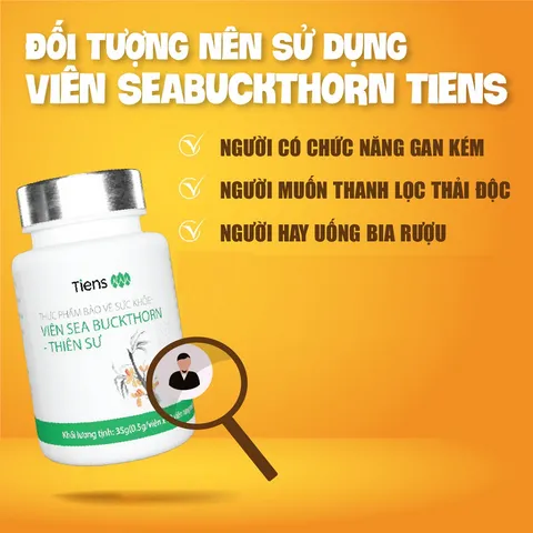 Viên Sea Buckthorn Thiên Sư - Hỗ Trợ Bổ Gan, Cải Thiện Chức Năng Gan, Bảo Vệ Sức Khỏe Gan 70 Viên