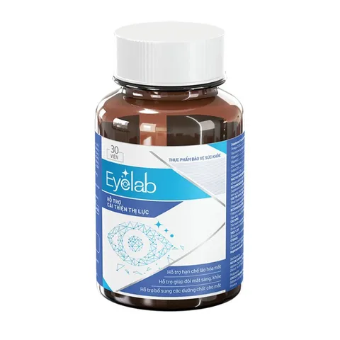 Viên uống bổ mắt Eyelab - Tăng cường thị lực, hỗ trợ sức khỏe mắt với Lutein, Zeaxanthin, Vitamin và Omega 3 - Hộp 30 viên