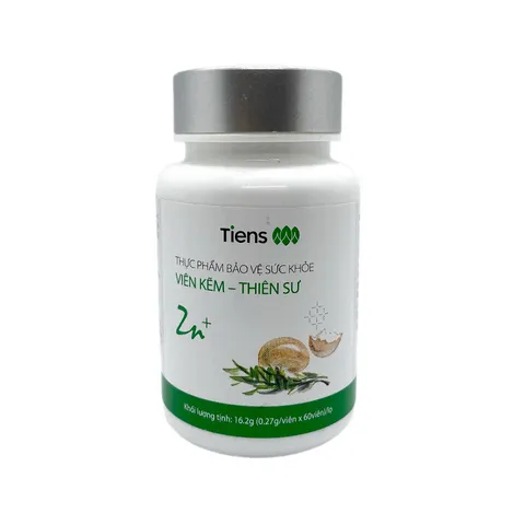 Viên Uống Hỗ Trợ Bổ Sung Kẽm Thiên Sư - Tăng Cường Đề Kháng Cho Người Lớn Và Trẻ Em Từ 3 Tuổi - Lọ 60 Viên