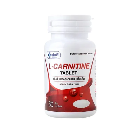 Viên Uống Giảm Cân Yaņhee L-Carnitine 500mg - Tăng Tốc Đốt Cháy Mỡ Thừa, Hỗ Trợ Chuyển Hóa Năng Lượng, Lọ 30 Viên