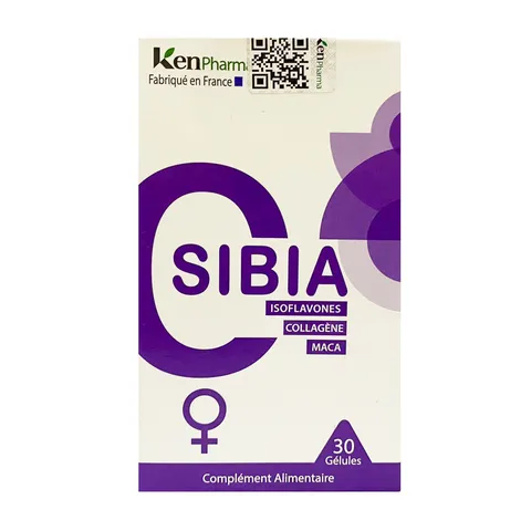 Viên uống hỗ trợ nội tiết tố nữ Sibia KenPharma - Cân bằng hormone, chống oxy hóa, giảm triệu chứng tiền mãn kinh - Hộp 30 viên