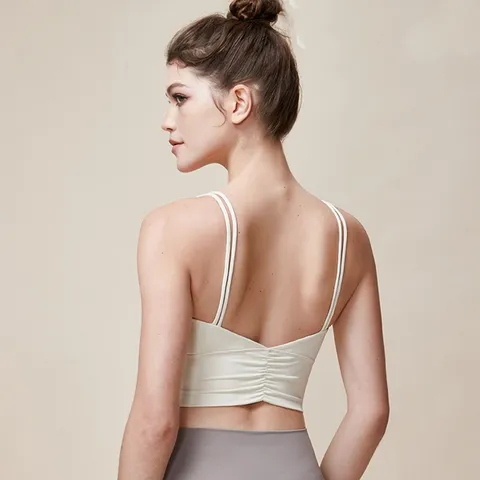 Áo Bra Tập Gym Yoga 2 Dây Mút Đúc Nâng Ngực GEPO GP233 - Chất Liệu Cao Cấp SilverClear Kháng Khuẩn, Thoáng Mát, Đẹp Mắt
