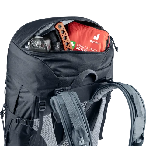 Balo Deuter Futura Air Trek 50+10L Đen-Đồ Chơi Du Lịch Tiện Ích Cho Leo Núi Và Đi Bộ Đường Dài